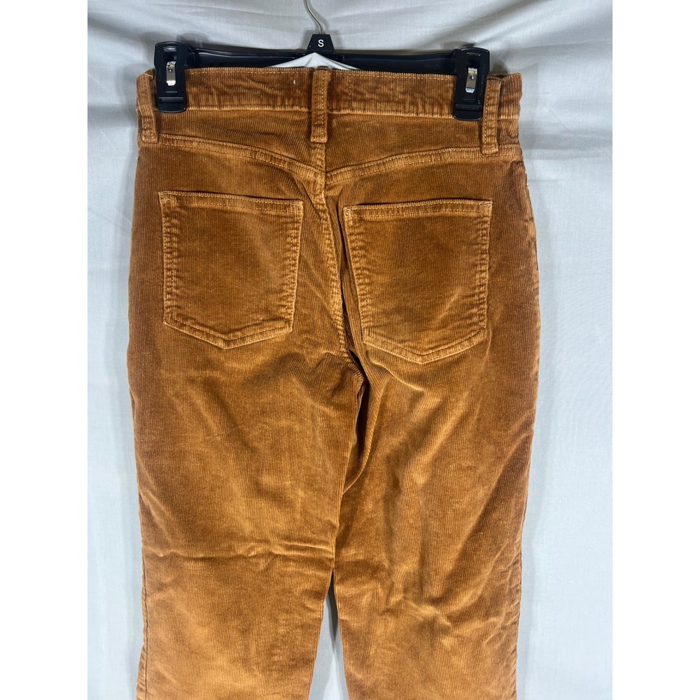 Universal Thread Corduroy Pants Retro Vintage Straight Cognac Womens Size 0/25R - Picture 7 of 10